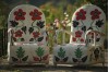 African Beaded Yoruba chairs